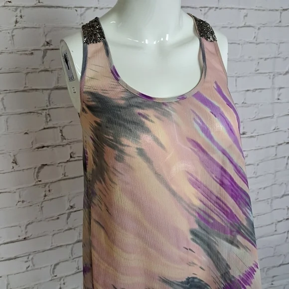 JACOB Racerback Sheer Top - Picture 2 of 9